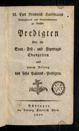 I-994, Predigten