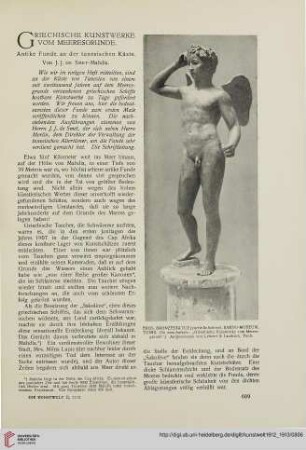 2: Griechische Kunstwerke vom Meeresgrunde