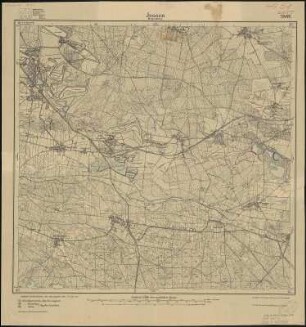 Meßtischblatt 2546 : Jessen, Kr. Spremberg, 1920 Jessen Kr. Spremberg : Jessen Kr. Spremberg. - Aufn. 1902, hrsg. 1904, bericht. 1920. - 1:25000. - [Berlin]: Reichsamt für Landesaufnahme, 1920. - 1 Kt.