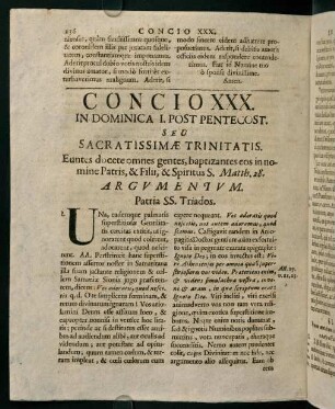 236-245, Concio XXX. in dominica I. post pentecostes