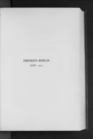 Dresden-Berlin März 1909