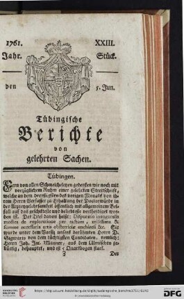 [XXIII.-XXVI. Stück] (Juni 1761)
