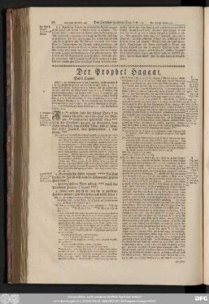 Der Prophet Haggai.