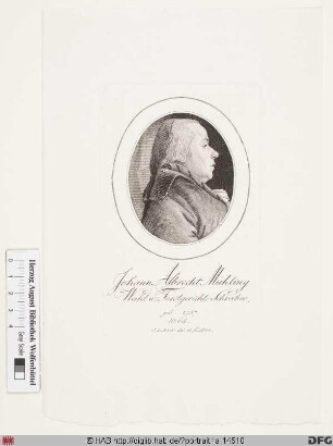 Bildnis Johann Albrecht Mühling