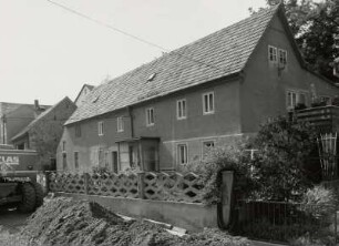 Medingen, Wohnhaus : Medingen (Kreis Kamenz), Wohnhaus, Rosenthal 3, Anfang 19. Jahrhundert, Straßenansicht