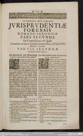 Pars Secunda De Contractibus, vel Quasi