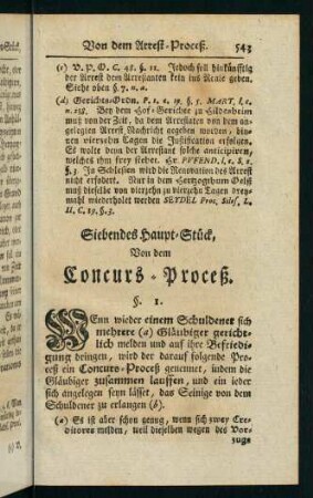 543-571, Siebendes Haupt-Stück, von dem Concurs-Proceß