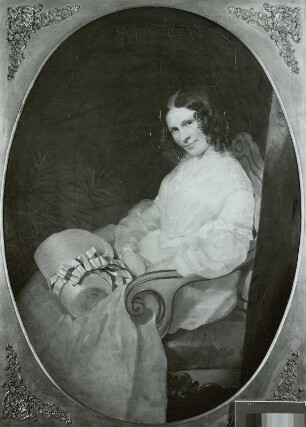 Bildnis der Schwester des Künstlers, Minna Pompilia von Rayski