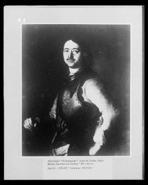 Bildnis Zar Peter des Großen