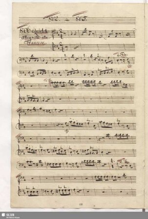 806. Quintetto: Allez chagrins tourments / Paisiello, G.