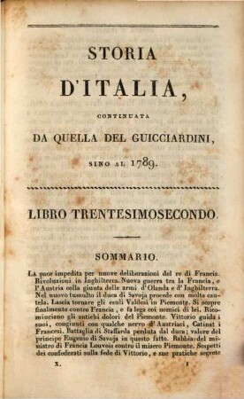 Storia d'Italia, continuata da quella del Guicciardini, sino al 1789, 10