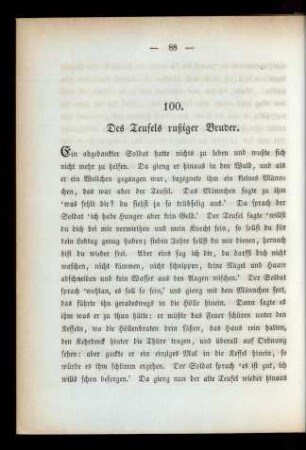 100. Des Teufels rußiger Bruder.