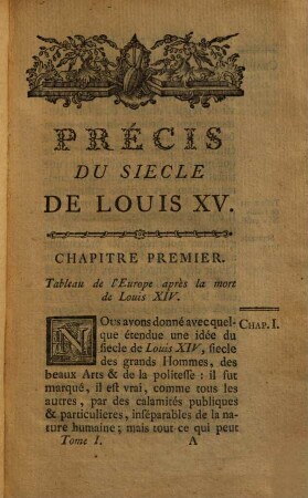 Précis du siècle de Louis XV : servant de suite au siècle de Louis XIV, du même auteur, 1