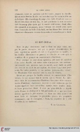 5.1887 = Année 6: Du mot Chefaa