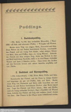 Puddings