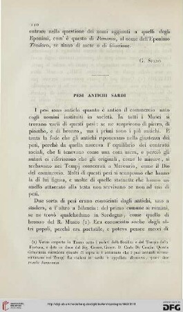 6: Pesi antichi sardi