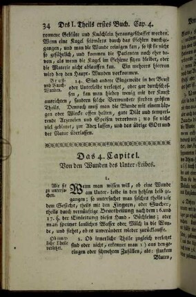 Das 4. Capitel. Von den Wunden des Unter-Leibes.