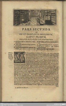 Pars Secunda De Usu Et Praestantia Sigillorum
