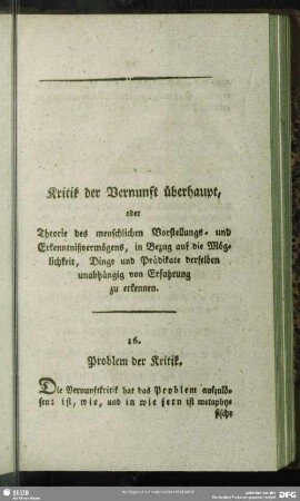 Kritik der Vernunft überhaupt