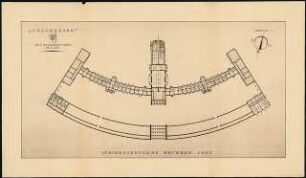 Jugenderholungsheim Schinkelwettbewerb 1943: Grundriss Kellergeschoss 1:200