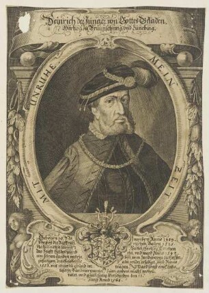 Bildnis des Heinrich des Jüngeren Hertzog zu Braunschweig und Lüneburg
