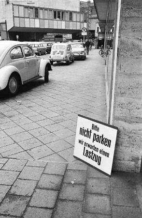 Maßnahmen gegen verbotswidriges Parken.