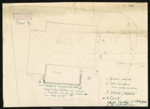Garten Baur, Augsburg: Gartenplan 1:100