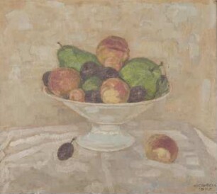 Früchtestillleben mit Pfirsichen