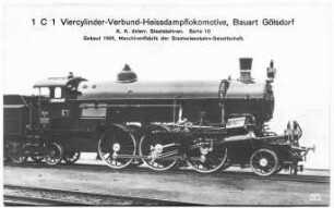 1C1 Vierzylinder-Verbund-Heißdampflokomotive
