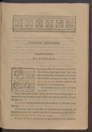 Capítulo primero - La amenaza