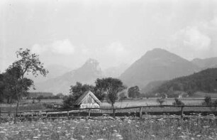 Landschaft : Landschaftsaufnahme aus den Alpen.