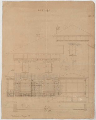 Thiersch, Friedrich von; München, Georgenstr. 16; Haus Thiersch - Ansicht