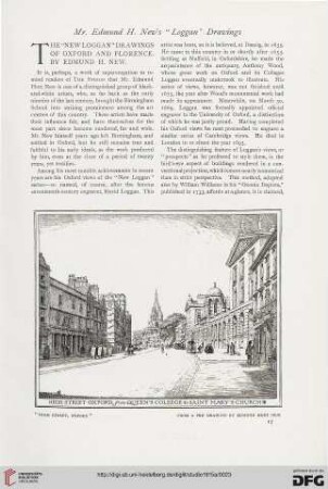 64: The ''New Loggan'' drawings of Oxford and Florence : by Edmund H. New