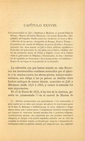 Capítulo XXXVIII. Los juramentados en Joló. - ...