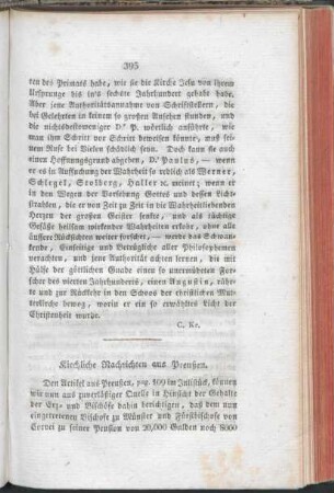 395-398 Kirchliche Nachrichten