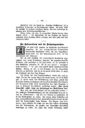 Die Bodenreform und die Reichstagswahlen
