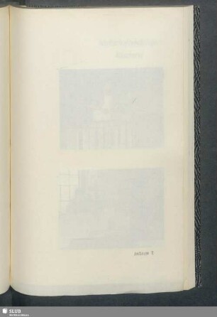 Anlage I-III