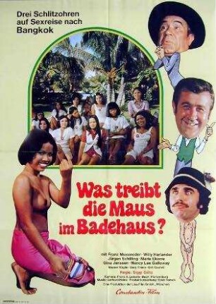 Was treibt die Maus im Badehaus?