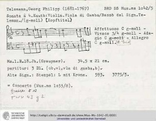 Quartett g-moll