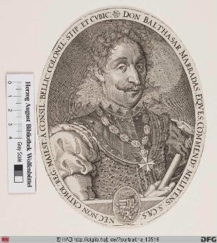 Bildnis Don Baltasar Marradas (Maradas) (1621 Reichsgraf)