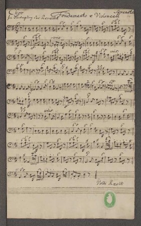 Fondamento e Violoncell