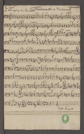 Fondamento e Violoncell