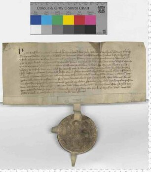 Die zwölf Ratsmannen über eine Sülzrente aus Munschinge [Sülzhaus], die dem Kloster Heiligenthal zugedacht ist. [lat]