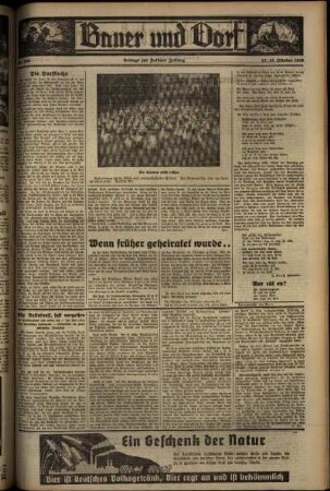 Dritte Ausgabe vom Samstag, den 17. Oktober 1936.