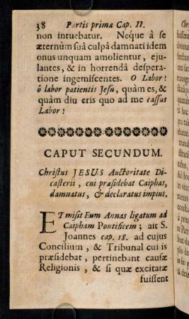 38-64, Caput Secundum
