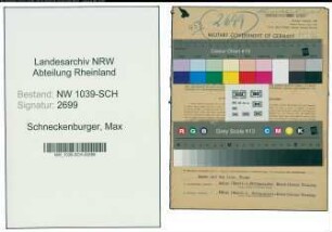 Entnazifizierung Max Schneckenburger , geb. 26.07.1899 (Schlosser)