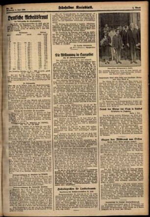 Zweite Ausgabe vom Mittwoch, den 04. Juli 1934.