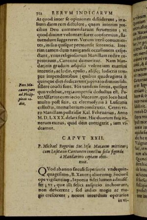 Caput XXII. - Caput XXIII.