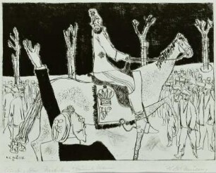 Illustration zu Heinrich Mann "Der Untertan" (Blatt 8)