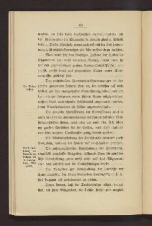 Die Verminderung der Lasten in den Poldern und Ersparung vieler Ausgaben